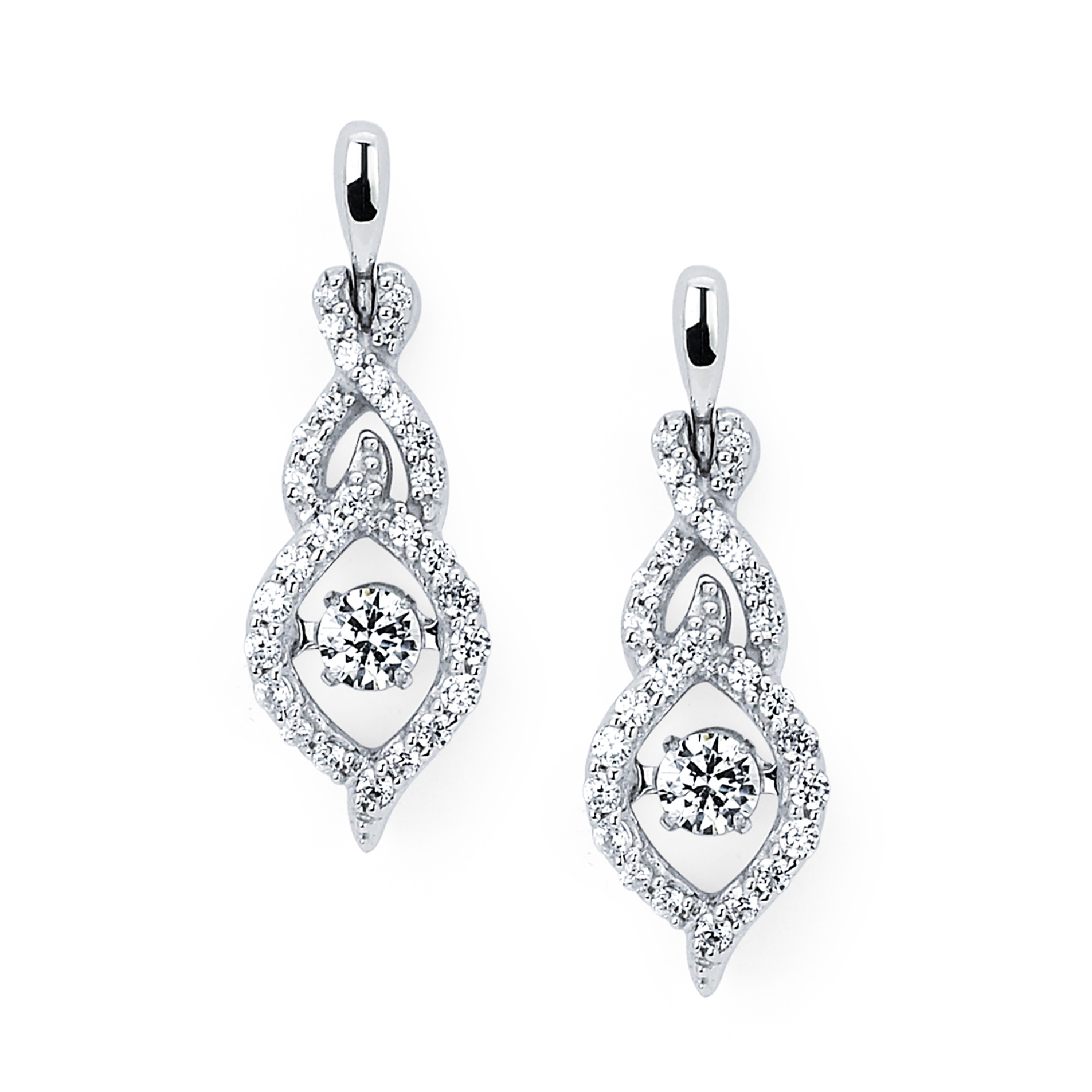 Shimmering Diamonds - Earrings