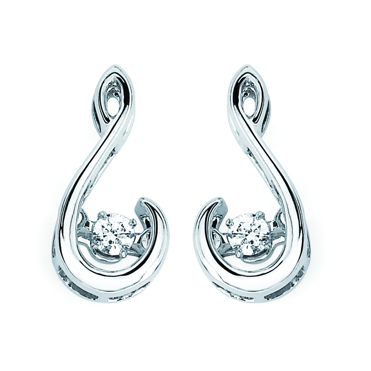 Shimmering Sterling Silver - Earrings