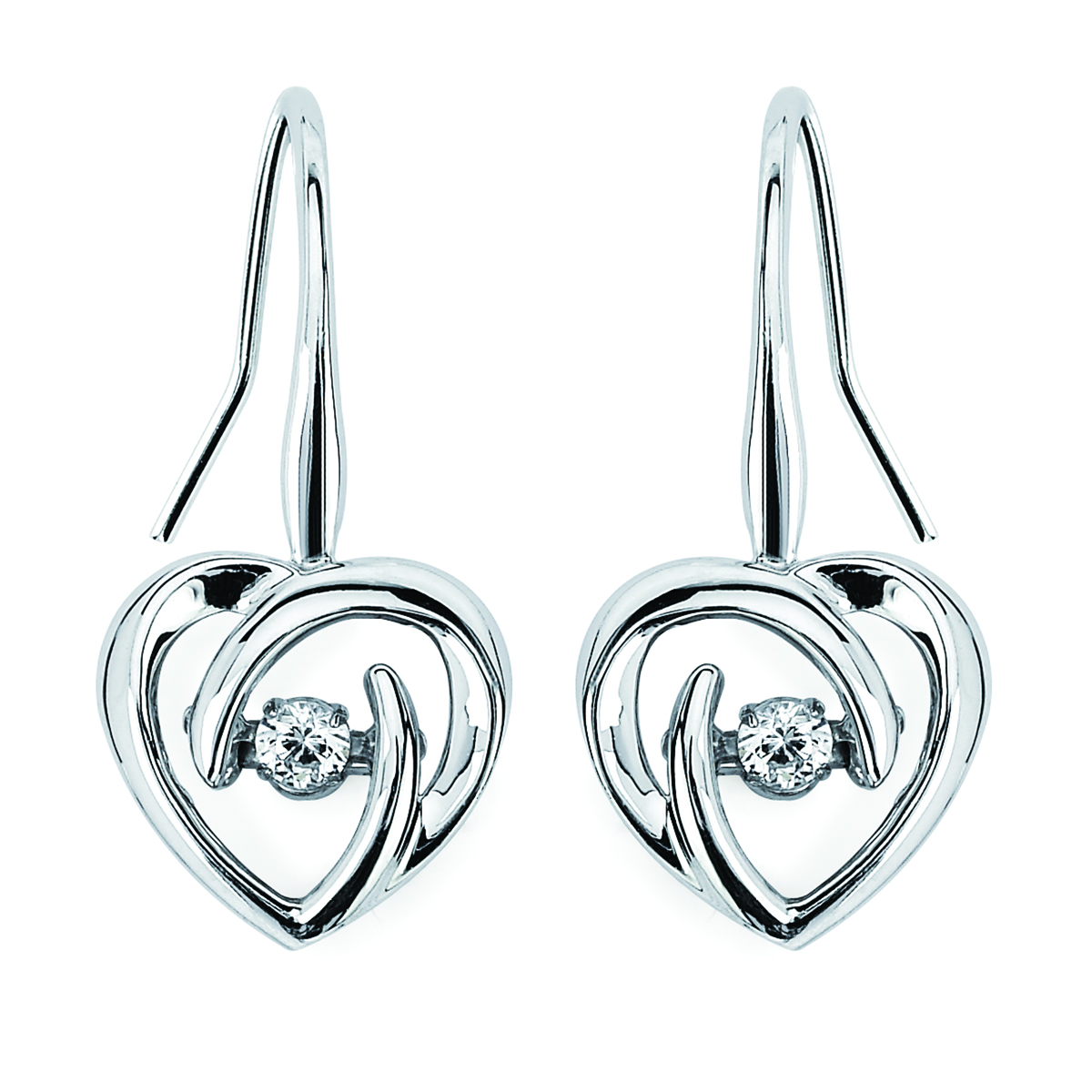 Shimmering Sterling Silver - Earrings