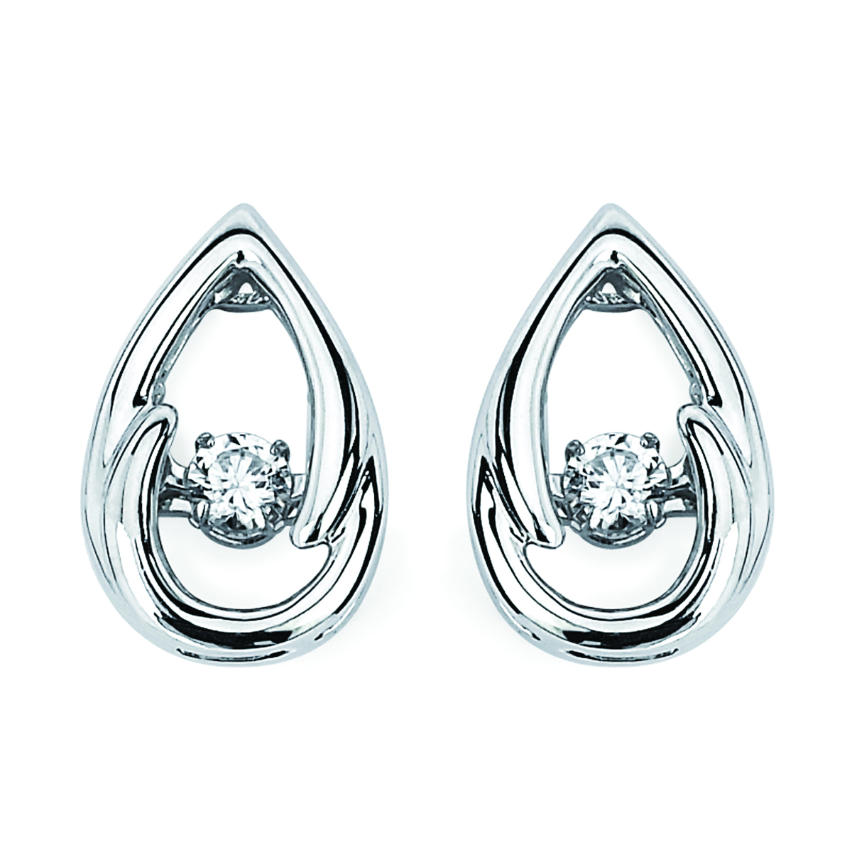 Shimmering Sterling Silver - Earrings