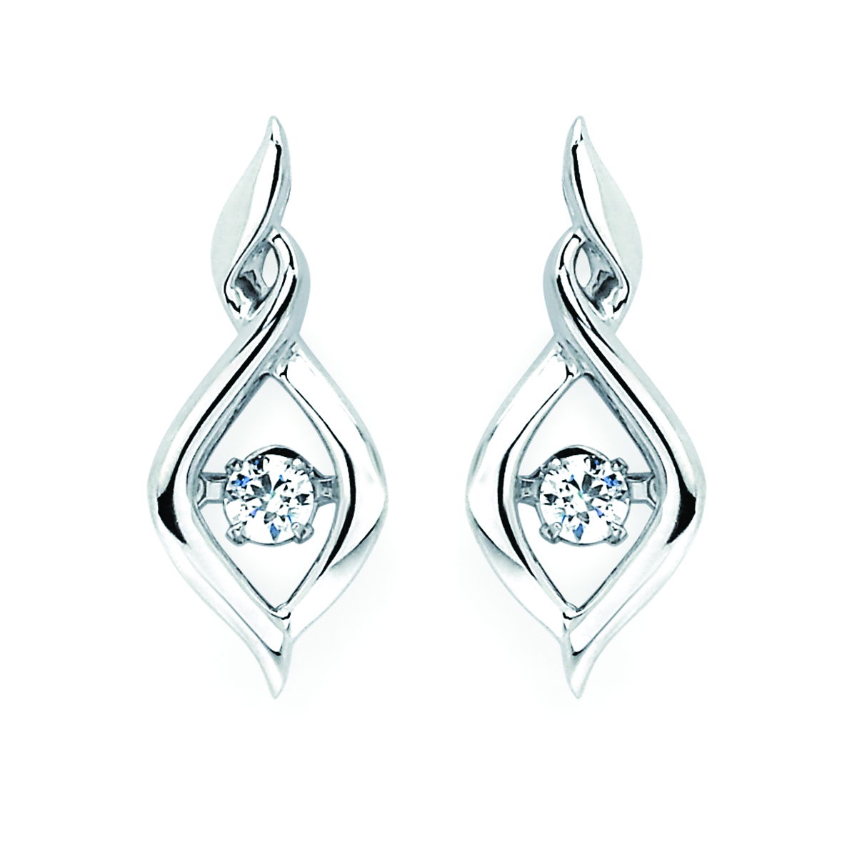 Shimmering Sterling Silver - Earrings