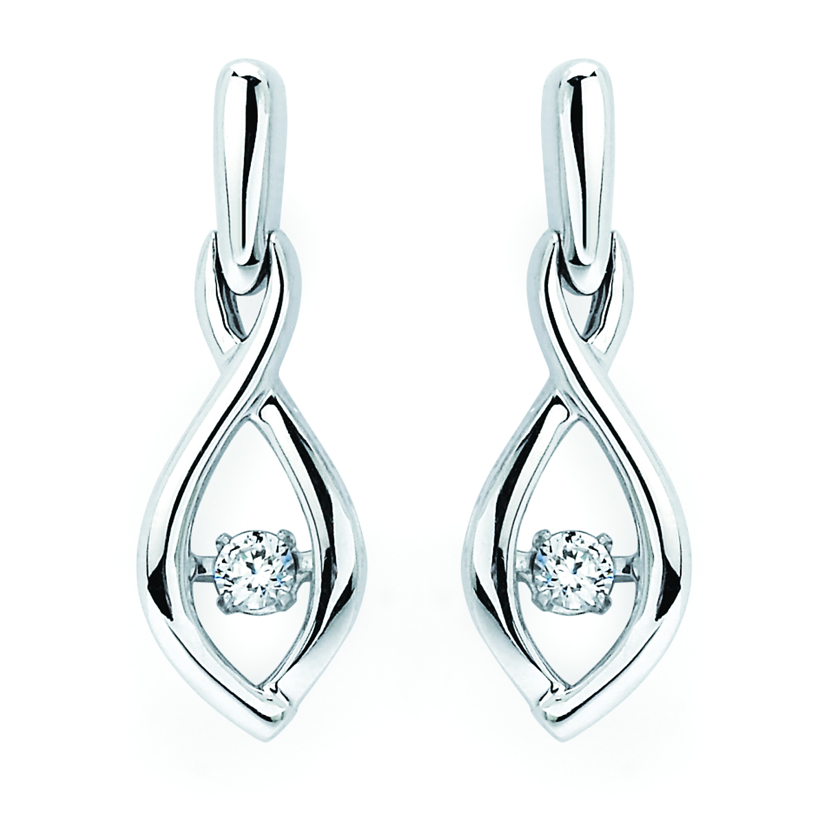 Shimmering Sterling Silver - Earrings