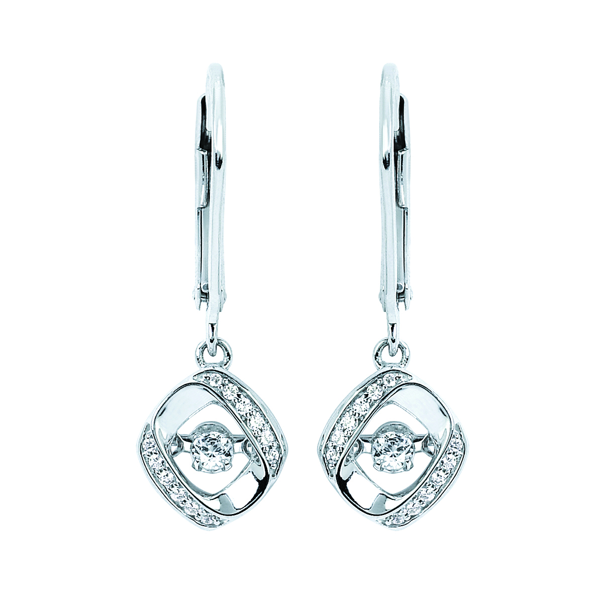 Shimmering Sterling Silver - Earrings